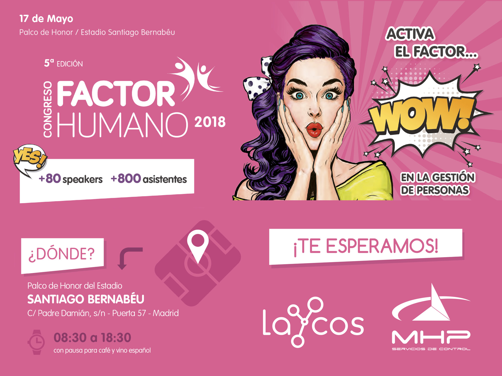 MHP en el Congreso Factor Humano Madrid 2018